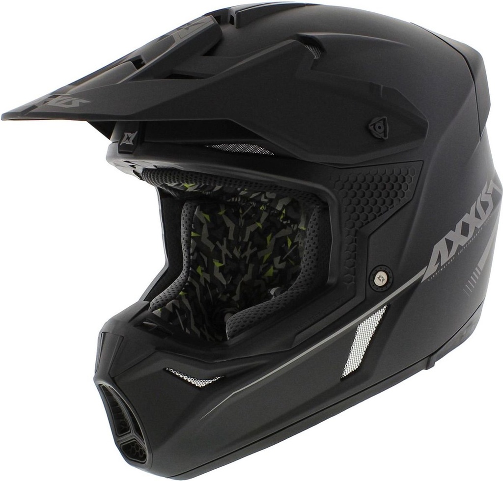 Motokrosová helma AXXIS WOLF ABS XL/61-62 solid matná černá - poslední kus