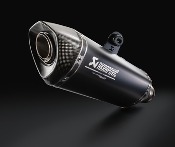 AKRAPOVIC SLIP-ON BLACK