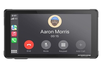 Interphone displej RIDESYNC - Apple CarPlay a Android Auto pro motocykly