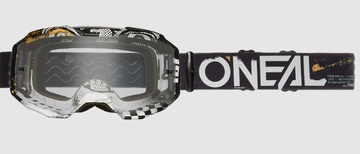 B-10 Goggle ATTACK V.24 black/white - clear