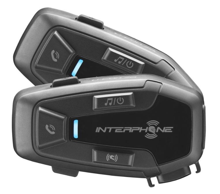 Bluetooth headset pro uzavřené a otevřené přilby Interphone U-COM7R, Twin Pack