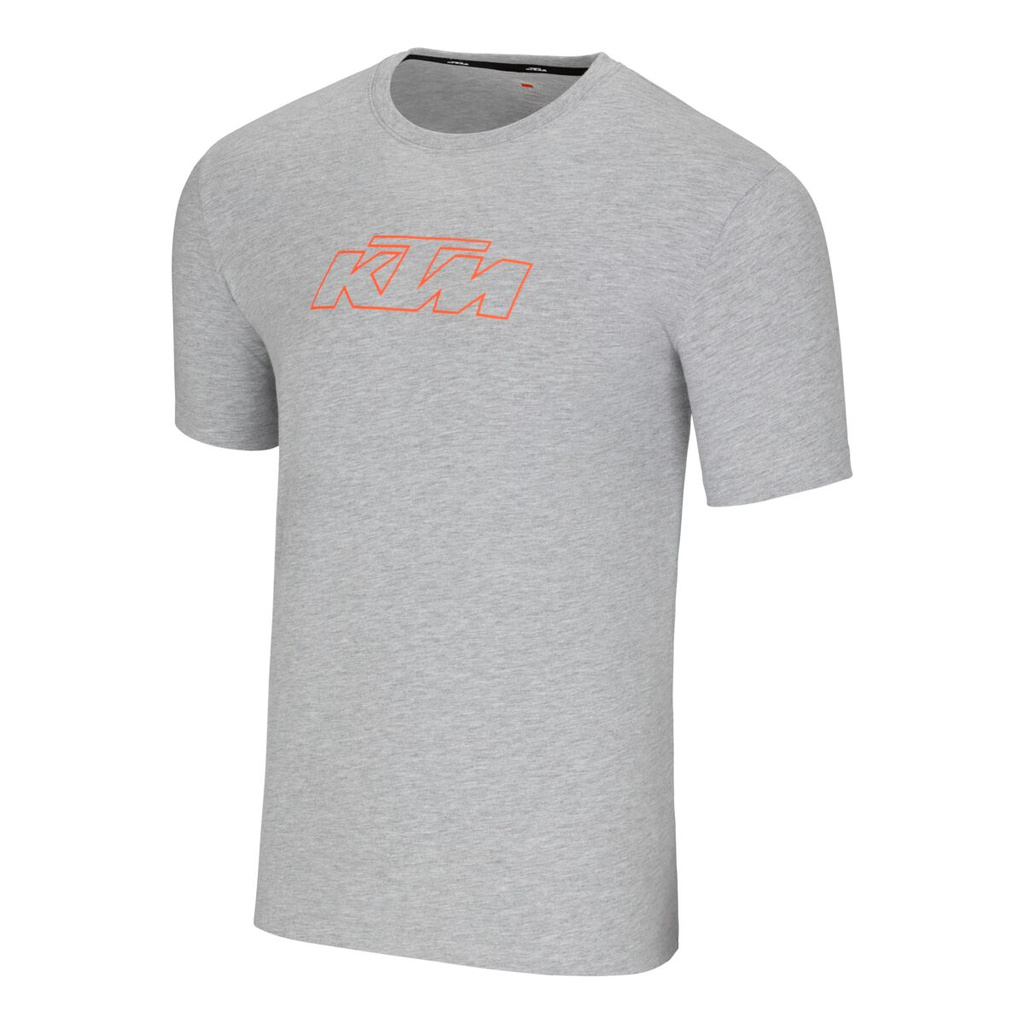 ESSENTIAL TEE LIGHT GREY MELANGE 
