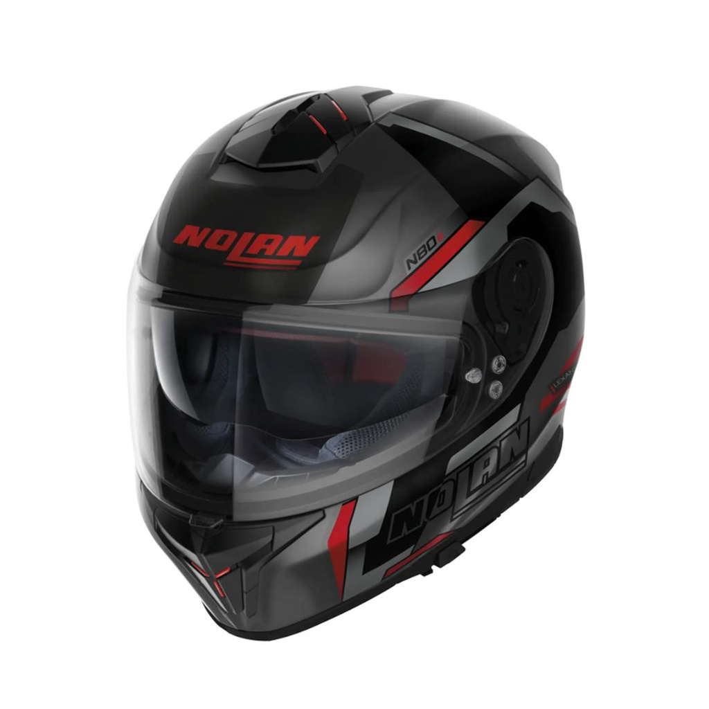 Moto helma Nolan N80-8 Wanted N-com Flat Black 71