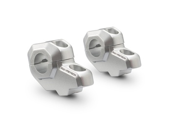 Navýšení řidítek 22mm řidítka H=30mm, zpět 21mm, stříbrný