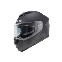 Moto helma Yohe 937 Double Visor Matná Černá