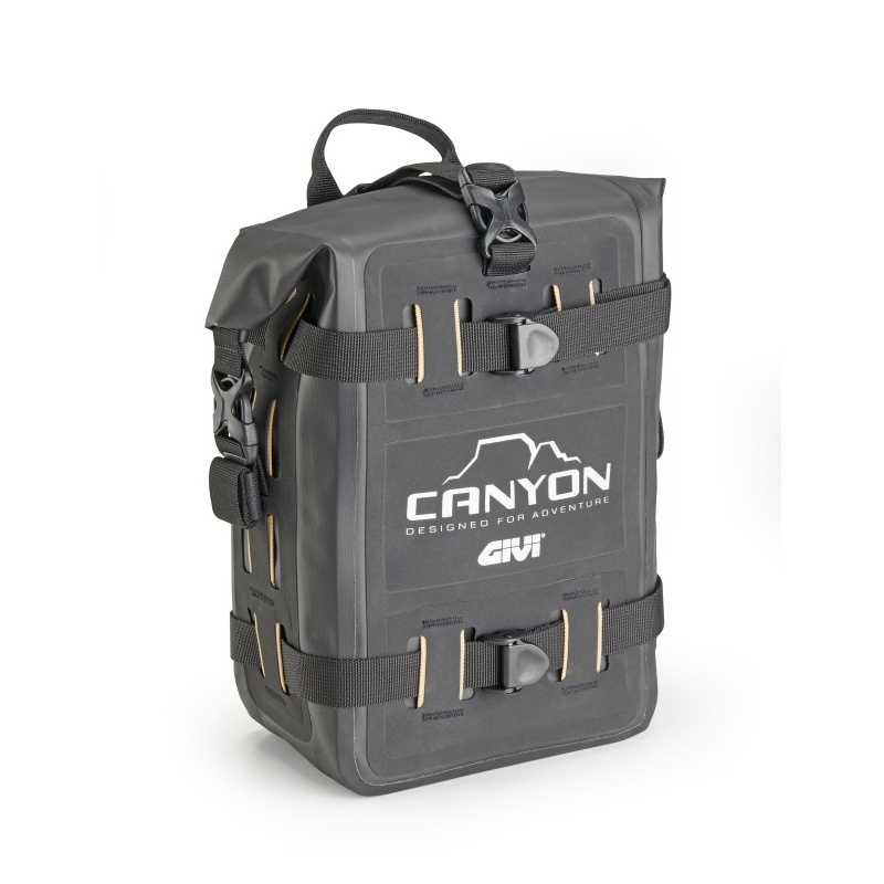 Vodotěsná boční brašna, např. do padacích rámů GIVI 8 l černá