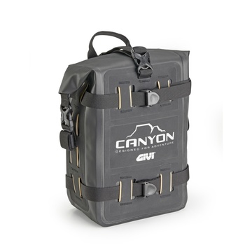 Vodotěsná boční brašna, např. do padacích rámů GIVI 8 l černá