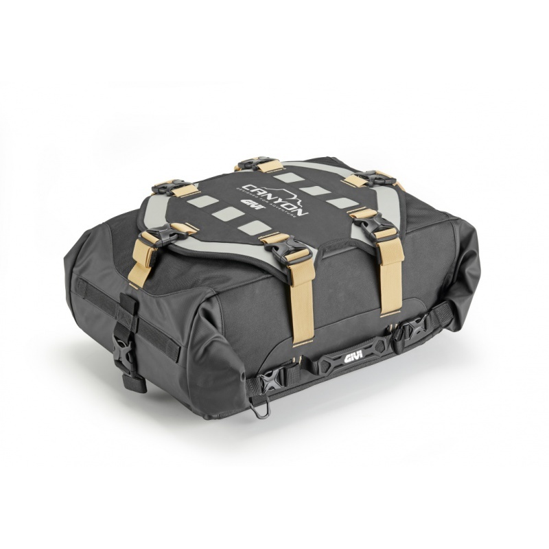 GRT726 vodotěsná rolovací brašna na sedlo GIVI, černá, 45 litrů, řada CANYON