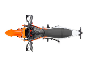 659792_MY25_KTM 125 ENDURO R_STUDIO_EU SPEC_Top-View_04_STUDIO_EUROPE GLOBAL