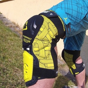 Chrániče kolen Leatt Knee Guard 3DF Hybrid Black Lime L/XL