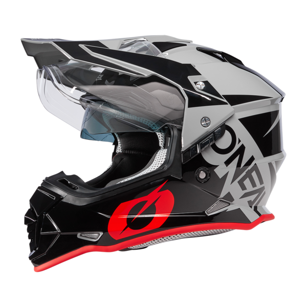 O\'NEAL SIERRA HELMET R V.23 šedá/černá/červená