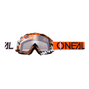 BRÝLE ONEAL B-10 PIXEL ORANŽOVÁ bílá - poslední kus