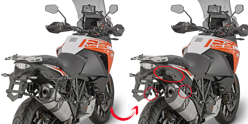 PLR7706 trubkový nosič KTM 1290 Super Adventure S (17-20)/1090 Adv (17-19) - DEMONTOVATELNÝ
