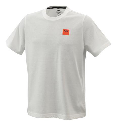 PURE RACING TEE WHITE XXL - poslední kus