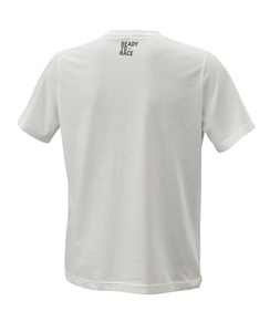 PURE RACING TEE WHITE XXL - poslední kus