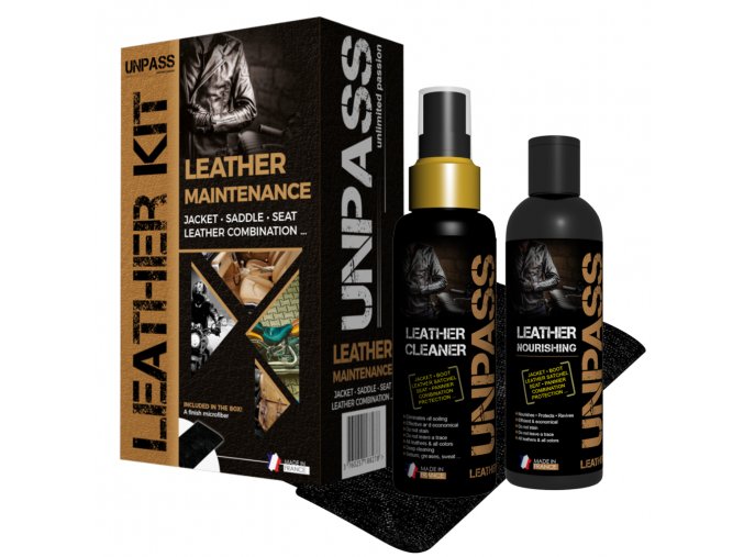 LEATHER CARE KIT - sada na čištění a péči o kůži - poslední kus