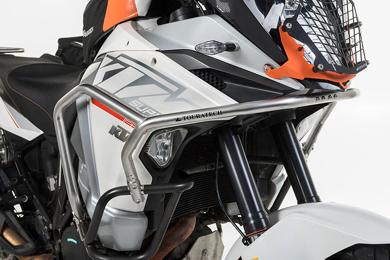 Navýšení padacích rámů KTM 1290 Super Adventure/T stříbrné
