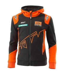 KIDS TEAM ZIP HOODIE 128/7-8Y- poslední kus 