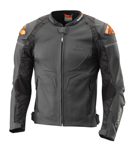 HELICAL LEATHER JACKET 