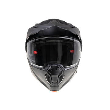 Moto helma Yohe FG102 Enduro Double Visor Matná Černá