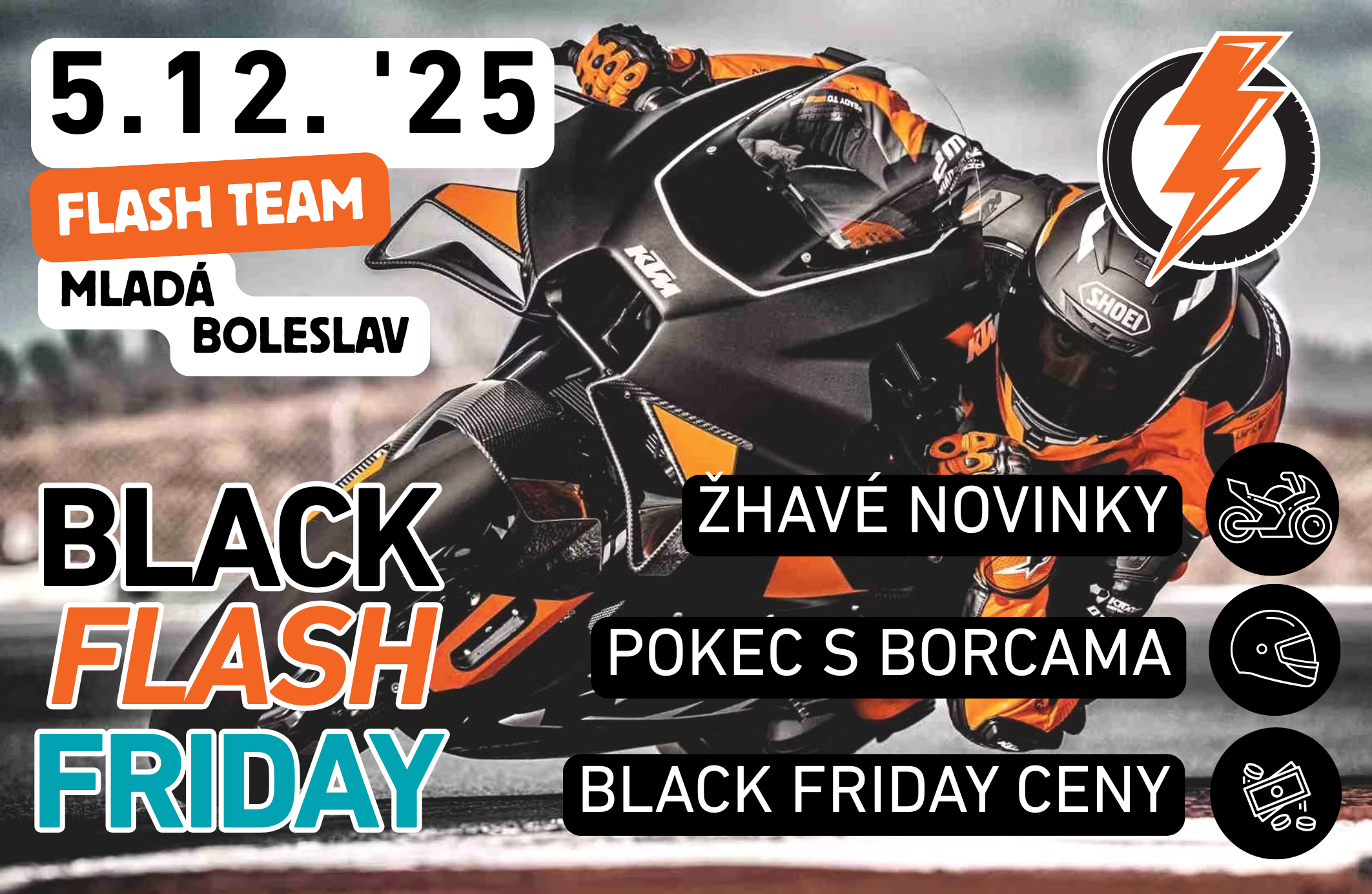 Zveme tě na představení žhavých novinek, setkání s motoborci a black friday ceny